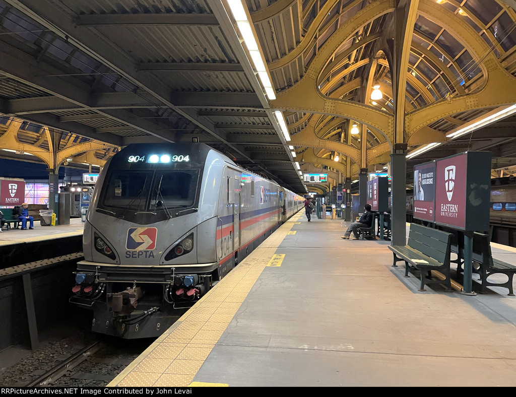 Sprinter # 664 will lead Train # 651 from Philadelphias 30th Street Station to Harrisburg.